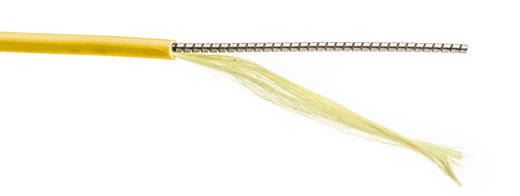 9u/125u Armored Fiber Optic Patch Cable Single Mode Duplex St to St Yellow 100-Meter B952505