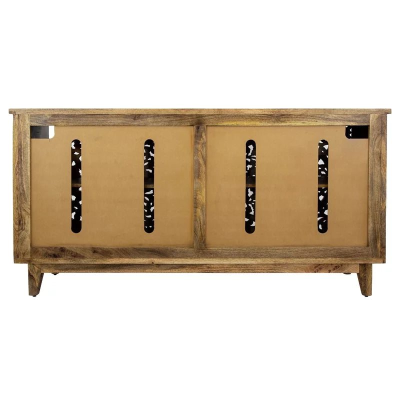Brown Mango and Acacia Wood Cabinet R126