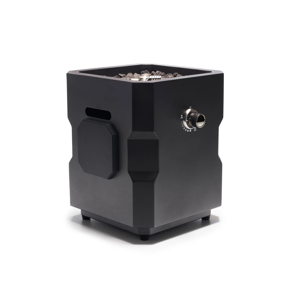 Portable Wireless Fire Pit with Speaker Sound System, Black V698