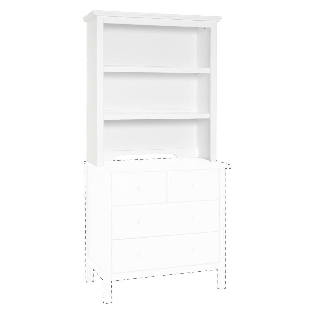 White Bookcase/Hutch G4281