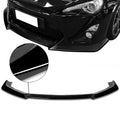 Gloss Black CS-Style Front Bumper Lip Guard Body Kit N9954