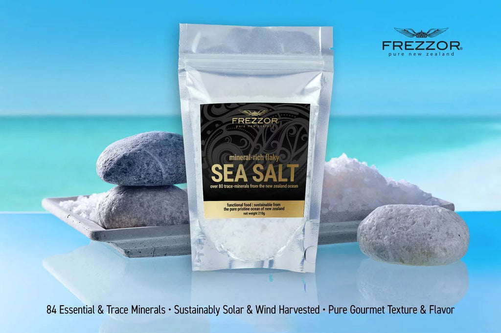 Mineral-Rich Flaky Sea Salt with Omega-3 Black, 1 Jar, 60 Capsules R137
