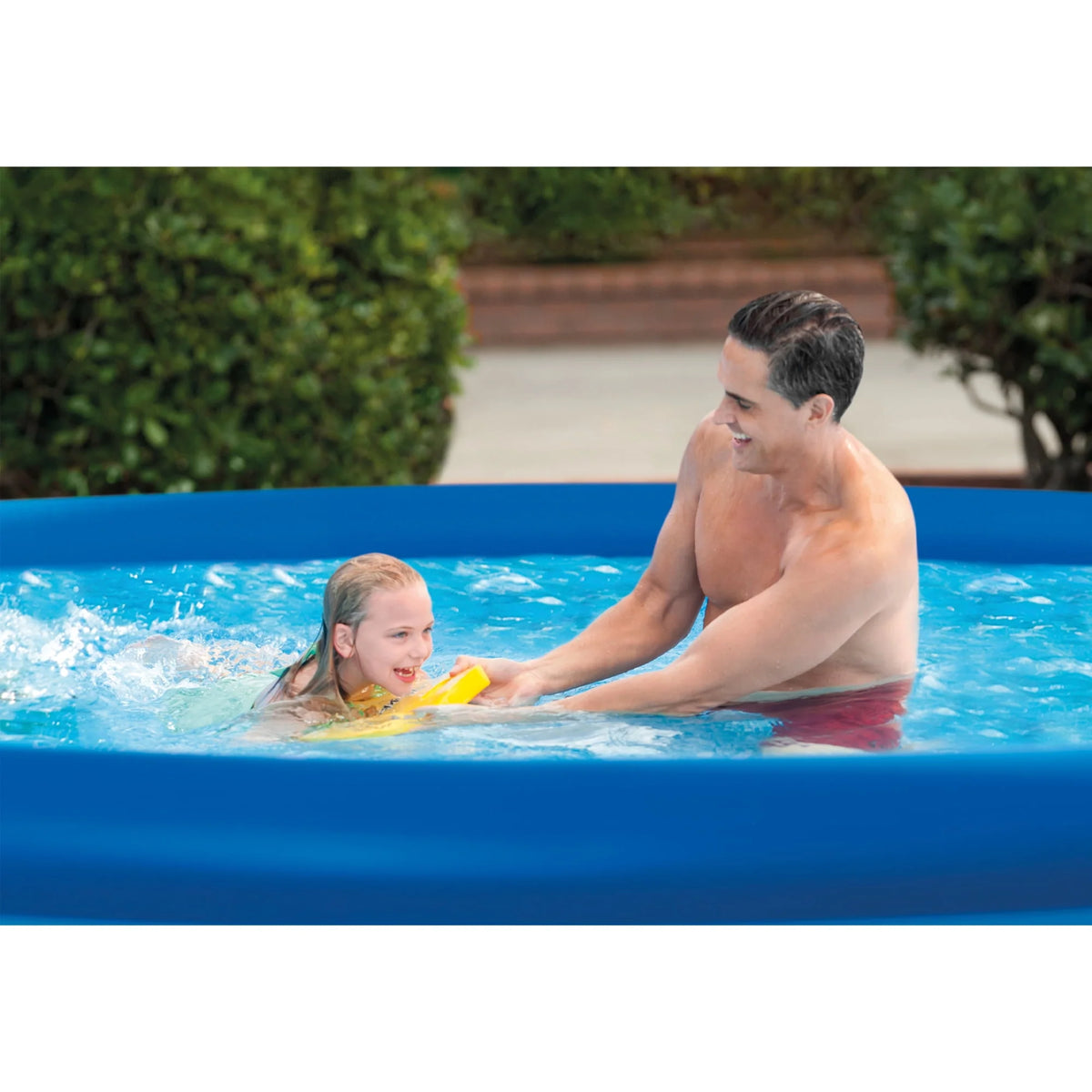 15ft x 33in Inflatable Swimming Pool with Filter Pump P85395