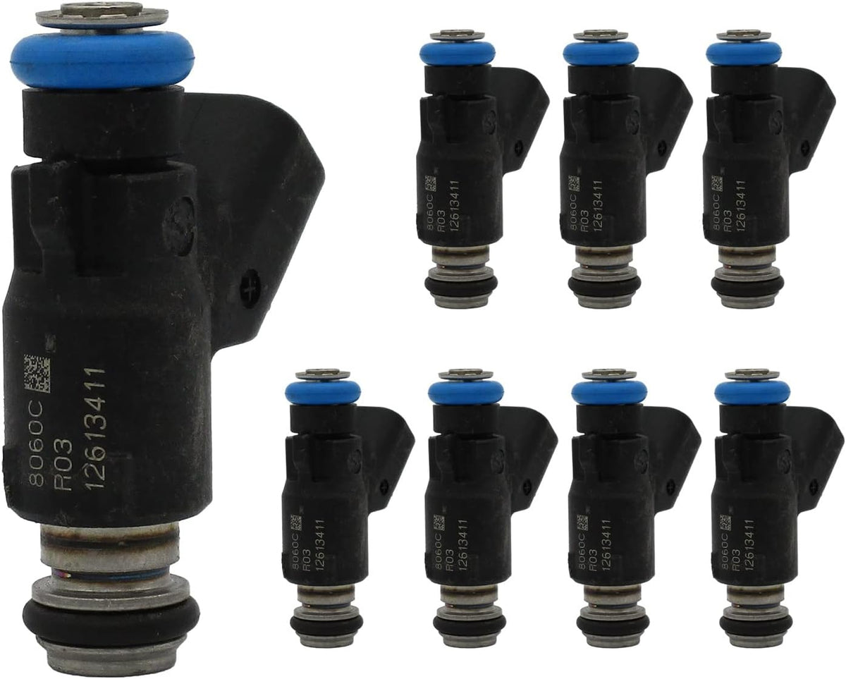Fuel Injector Set (8) for 4.8L & 5.3L L6143