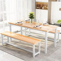 47" Dining Table Set with 2 Benches Y324597