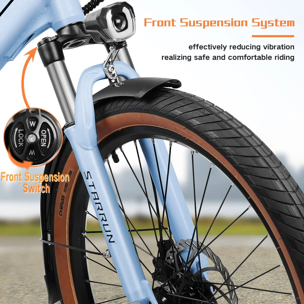 500W 48V 12Ah 7 Speed Electric Bike J105590