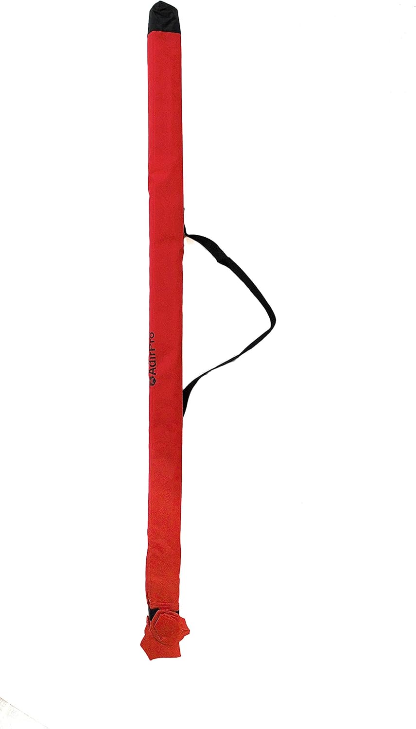 9 FT Dual Sided Aluminum Grade Rod with Carrying Case Pack of 2 G61801