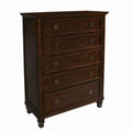 Brown 5 Drawer Wooden Chest Z55518