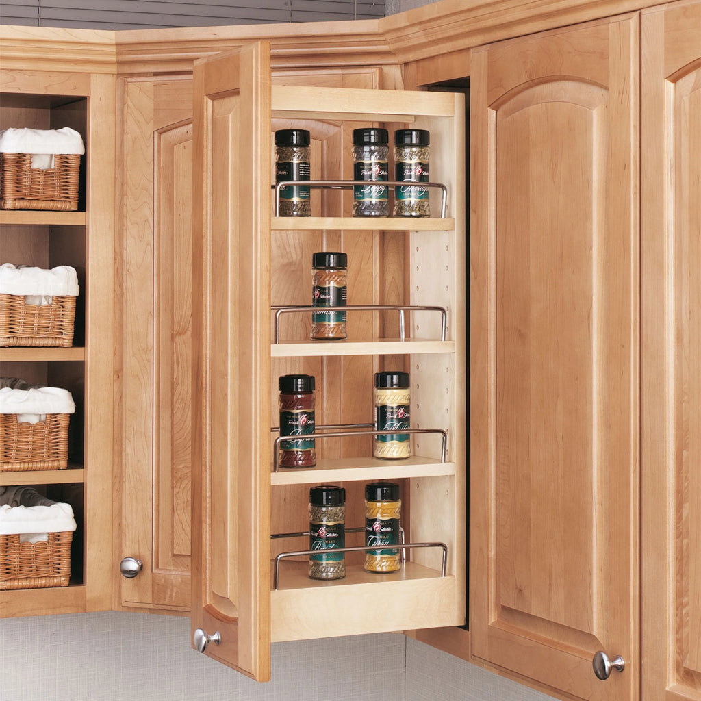 5-Inch Wood Pull Out Wall Cabinet Organizer O984