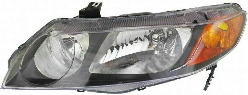 Honda Civic Headlight Assembly Pair Sedan L44863