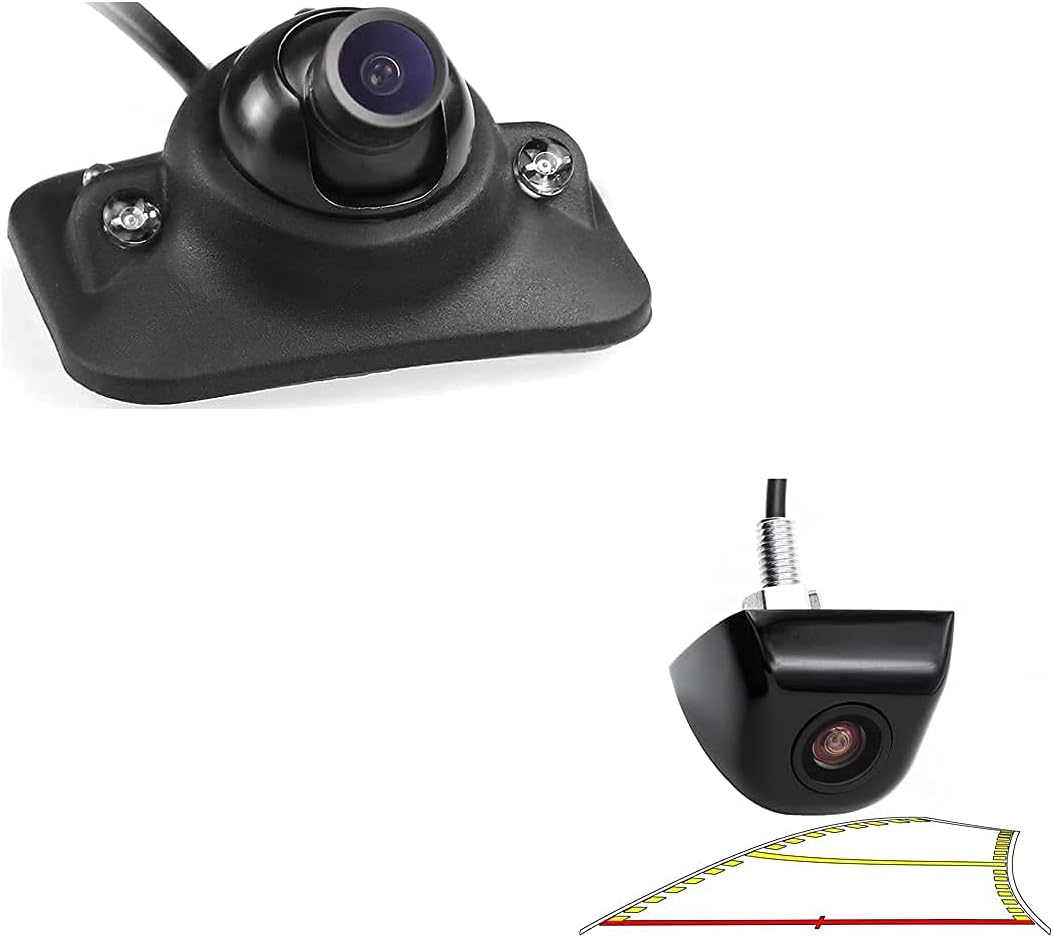 90 Universal Trajectory Backup Camera HD Side View Blind Spot Camera Pack of 2 U7009