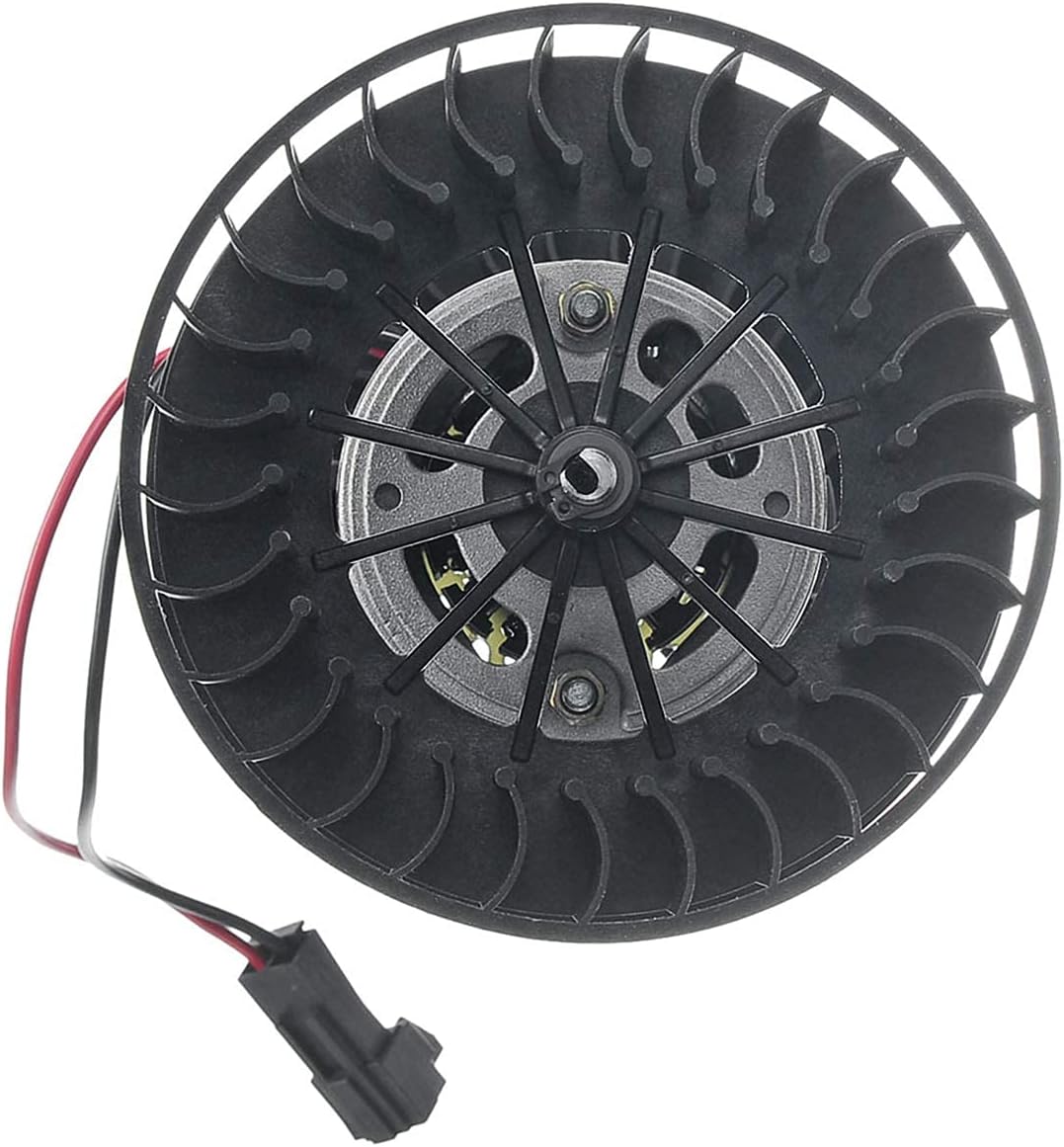 Heater Blower Motor with Fan Cage, Single Speed 12V, Pack of 2 W47003