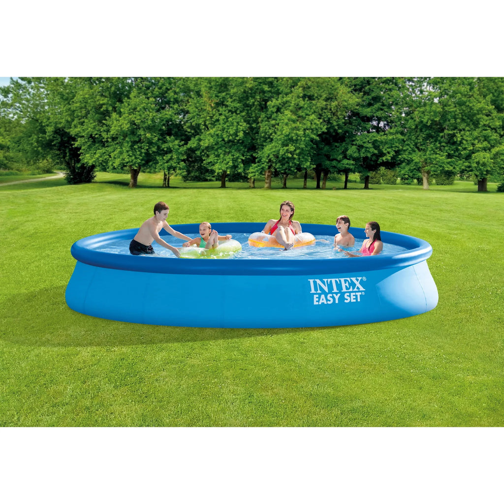 15ft x 33in Inflatable Swimming Pool with Filter Pump P85395