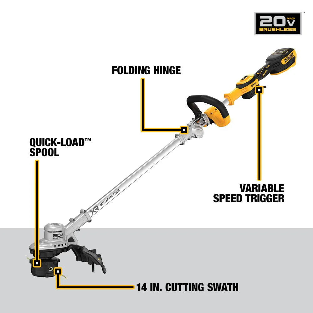 Cordless Brushless String Trimmer Kit I55058