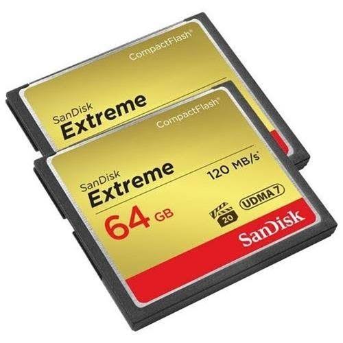 64GB Compact Flash Memory Card Pack of 2 B5284