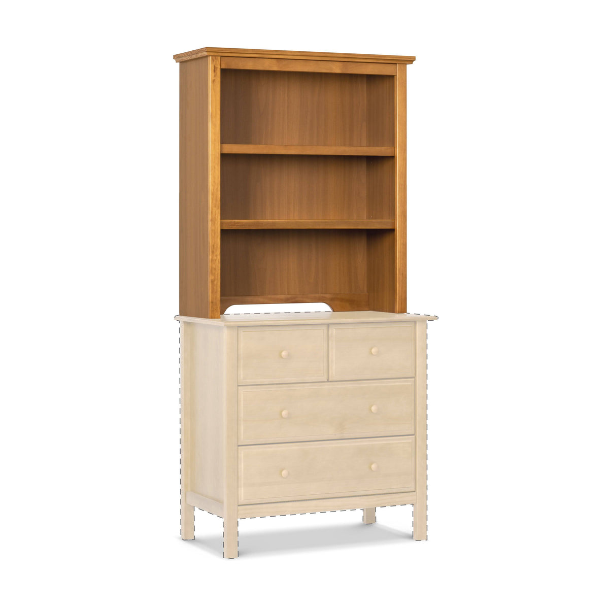 White Bookcase/Hutch G4281