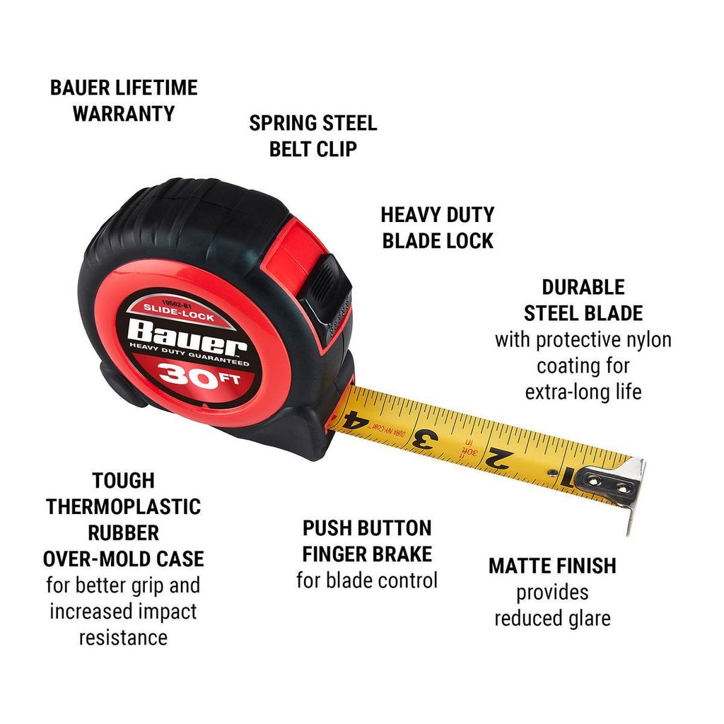 30 ft. x 1 in. Tape Measure W347