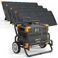 Portable Power Station 1920Wh 2000W with Solar Panels H4497