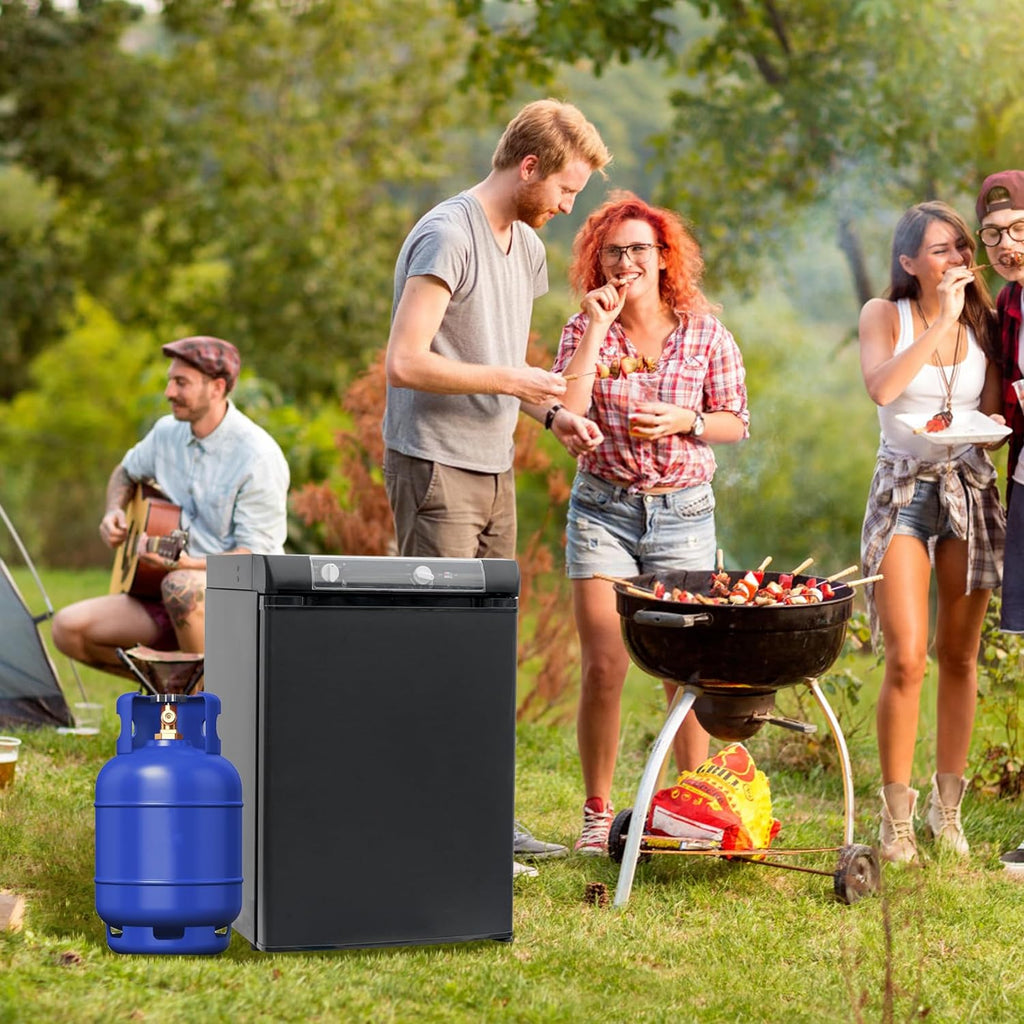 Black 2.1 Cu.ft 3 Way Propane Refrigerator N26976