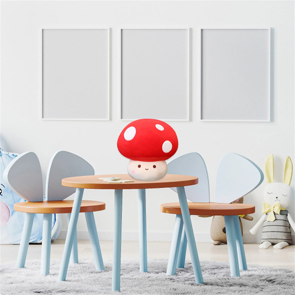 Cute Mushroom Shaped Plush Toy Stuffed Doll H914