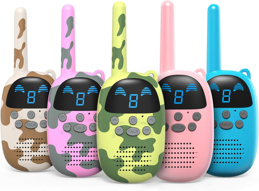Kids Walkie Talkies 5 Pack Two Way Radios M610934