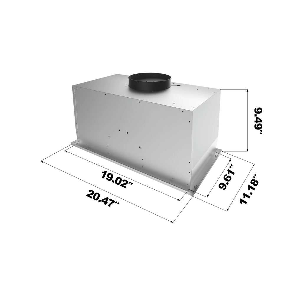 20 inch 450 CFM Stainless Steel Insert Range Hood X1408