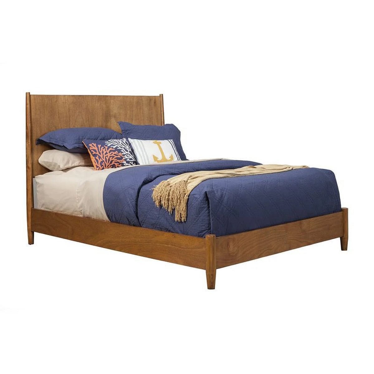 3 Piece Set with TV Console Panel Bed & Nightstand F3355