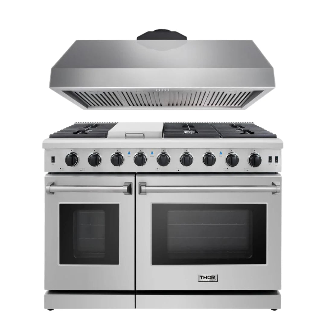 48 in. Propane Gas Range and Range Hood B36792