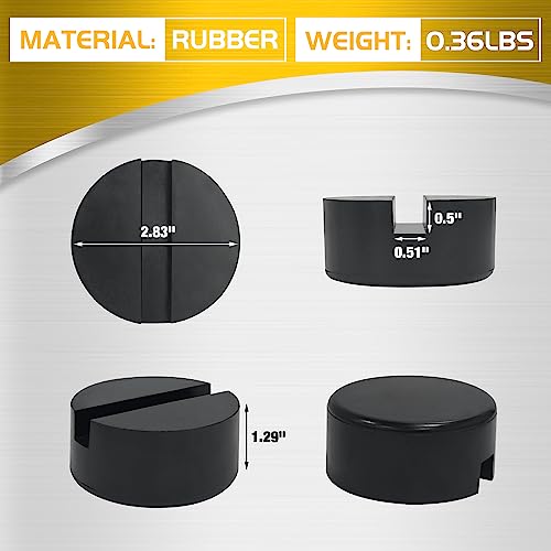 Universal Rubber Floor Jack Pad Adapter (2 Pack) L122433