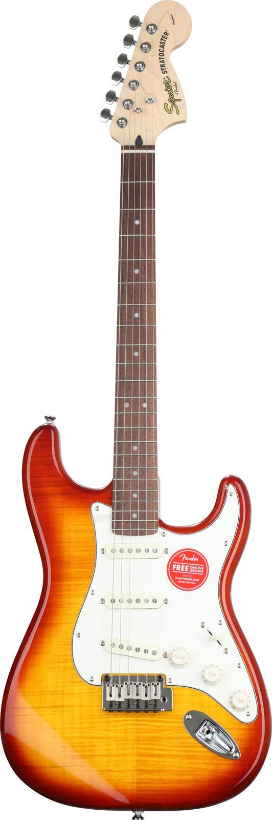 Transparent Amber Electric Guitar V455209