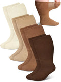 4 Pairs Extra Wide Non Binding Socks Women 9-11 P4419