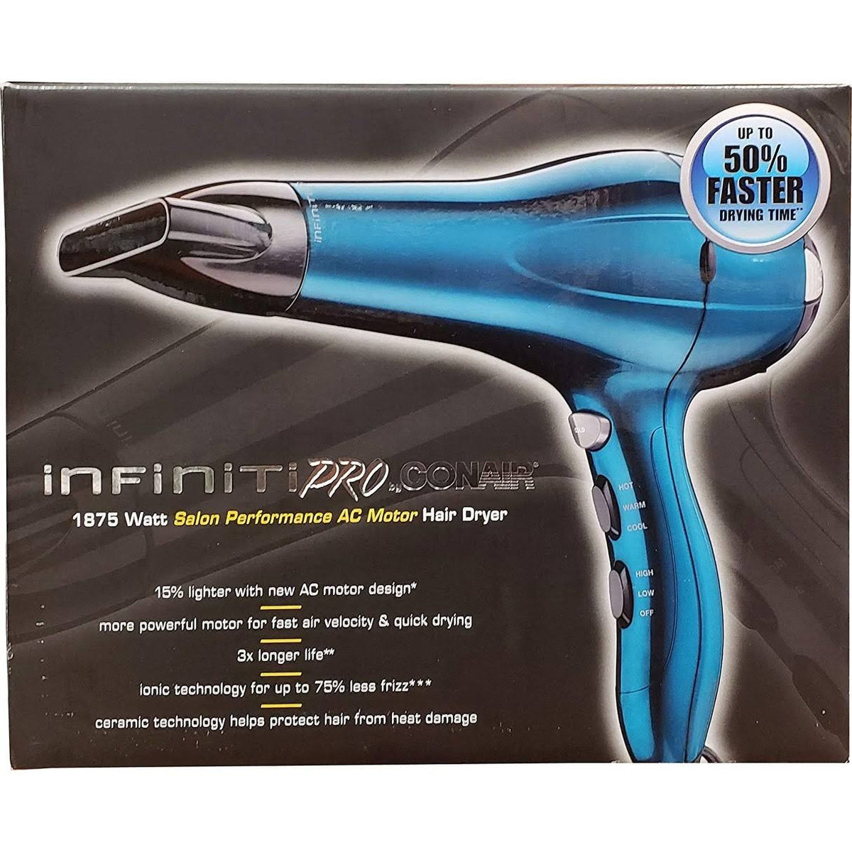 Blue 1875 Watt Hair Dryer J7415