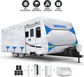 Silver Coating Travel Trailer RV Cover for 27-30 ft P748316