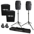 Active Portable DJ PA Speaker System with Stands C41839