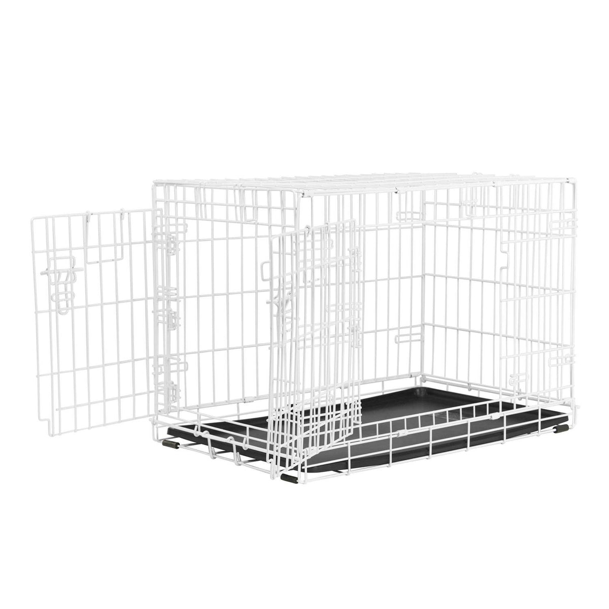 White 2-Door Dog Crate P187796