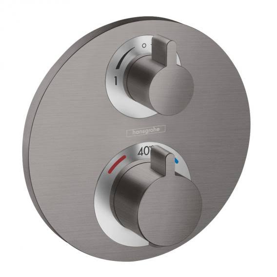 Brushed Black Chrome Concealed Thermostat L373924
