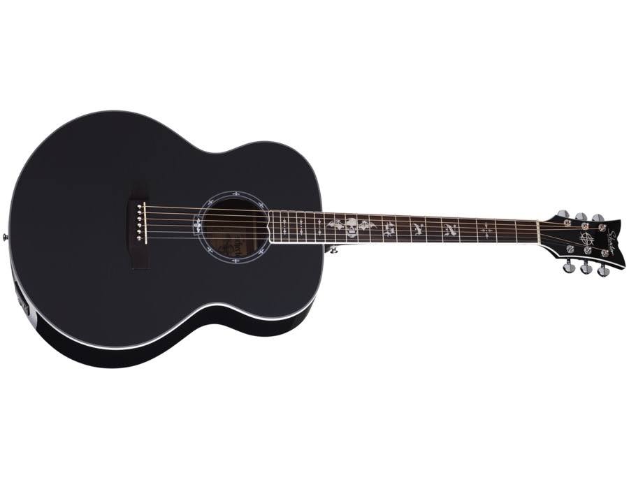 Gloss Black Acoustic Guitar I92207