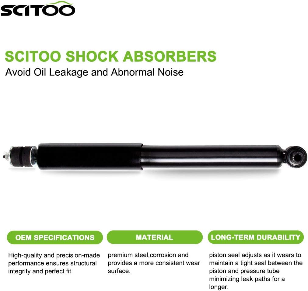 Gas Rear Struts Shock Absorbers Set of 2 J33488