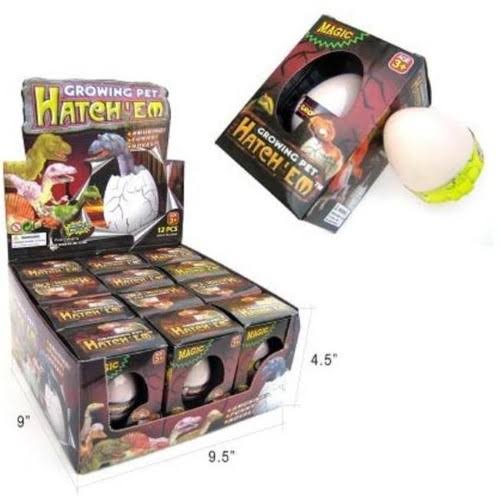 Dinosaur Hatch Em Eggs Case of 144 K9999