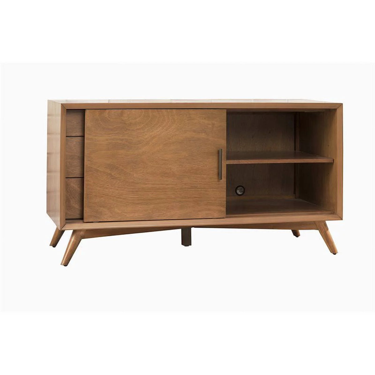 3 Piece Set with TV Console Panel Bed & Nightstand F3355