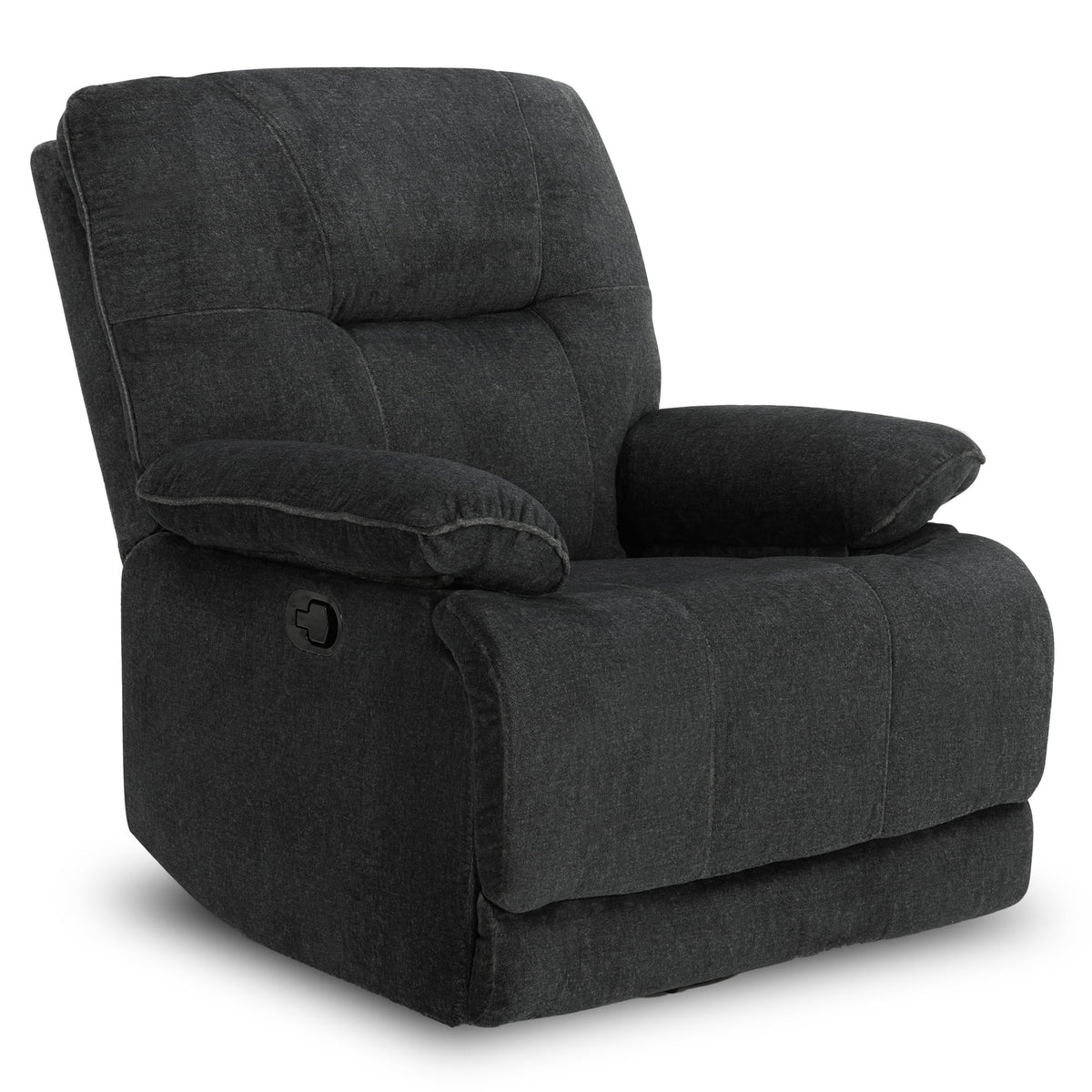 Dark Gray Swivel Glider Rocker Recliner B906520