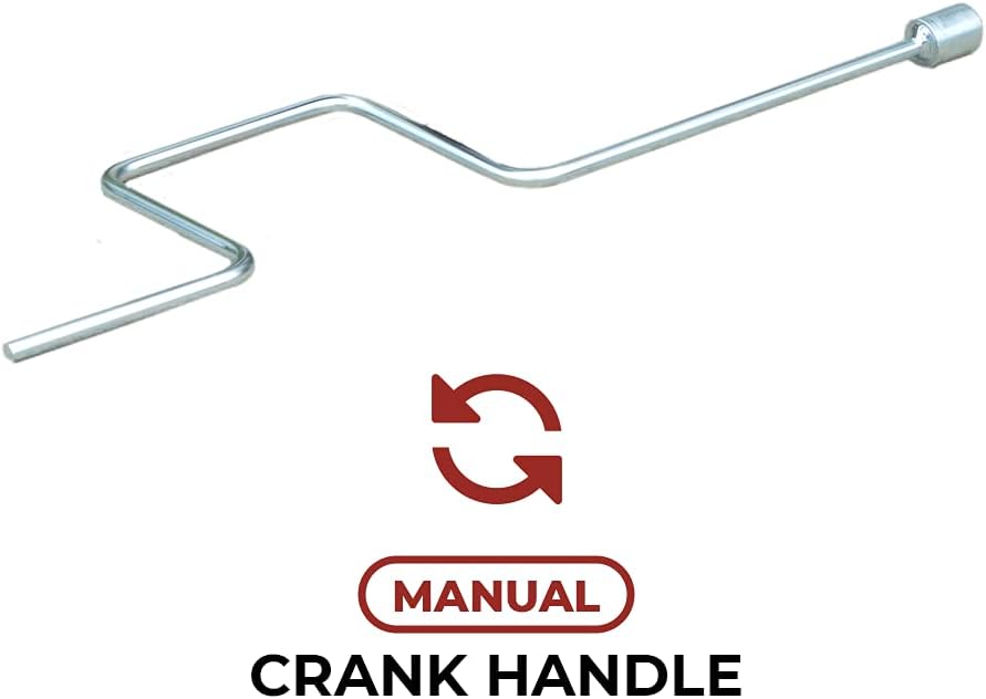 24" Scissor Jacks with Crank Handle, 5000 lbs Capacity, Pack of 2 Z637