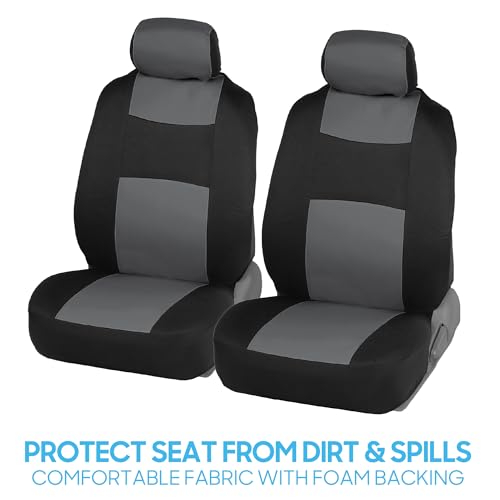 Solid Black Full Set Car Seat Covers Q3844