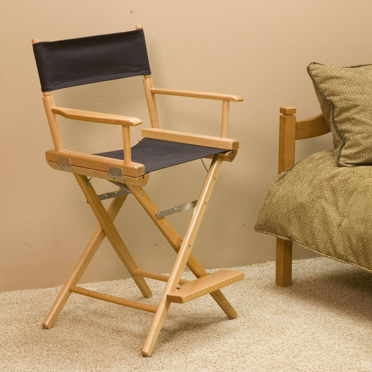 Walnut Balcony Height Director Chair K960766