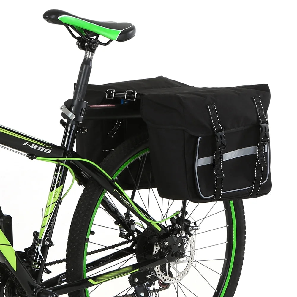 Bike Back Pannier Rear Seat Bag Cycling Rack Grocery Pannier Road Bike Storage Bag T242404