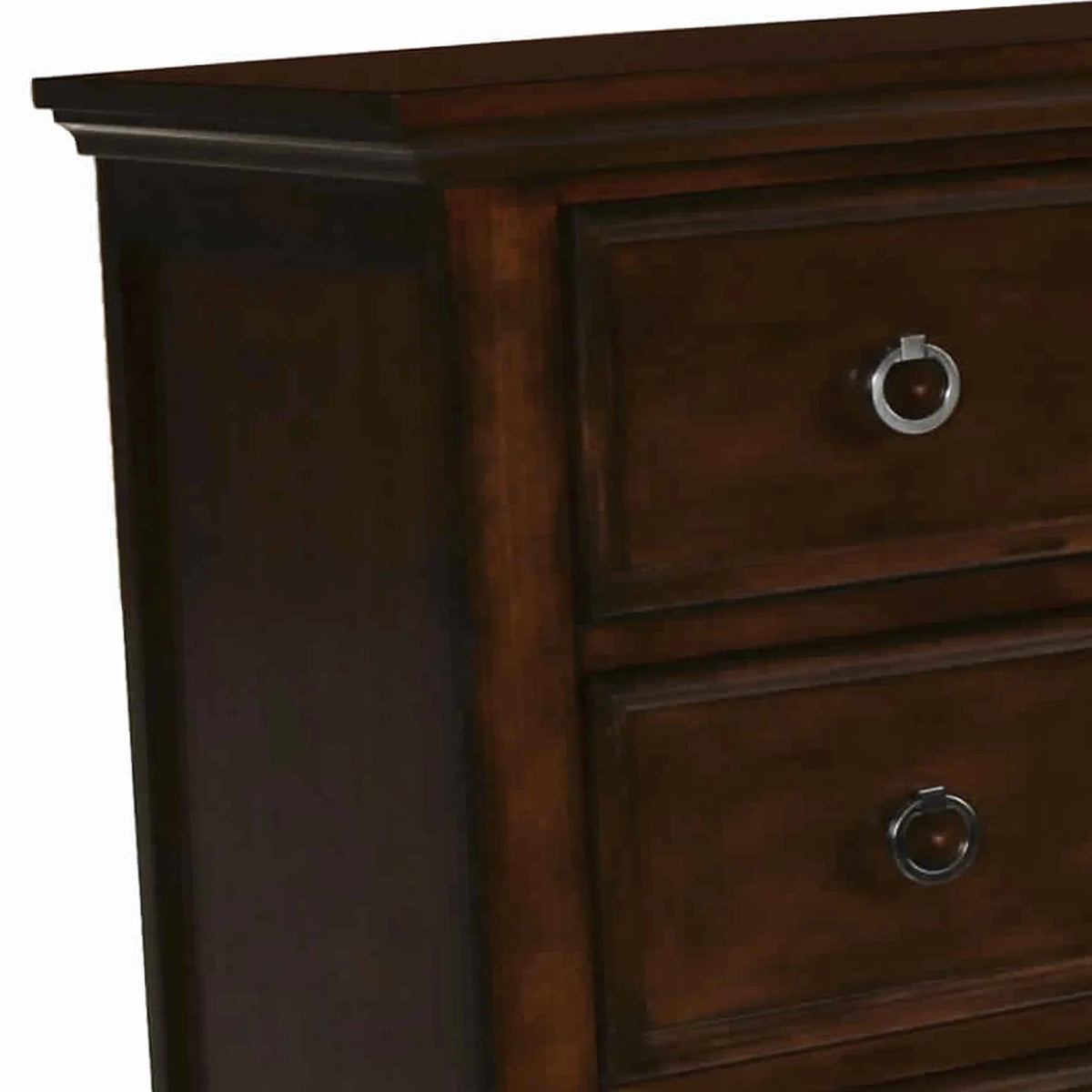 Brown 5 Drawer Wooden Chest Z55518