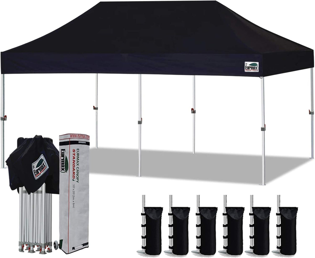10'x10' Pop Up Canopy Tent with Heavy Duty Roller Bag K60269