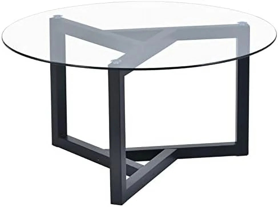 Round Glass Coffee Table S2065
