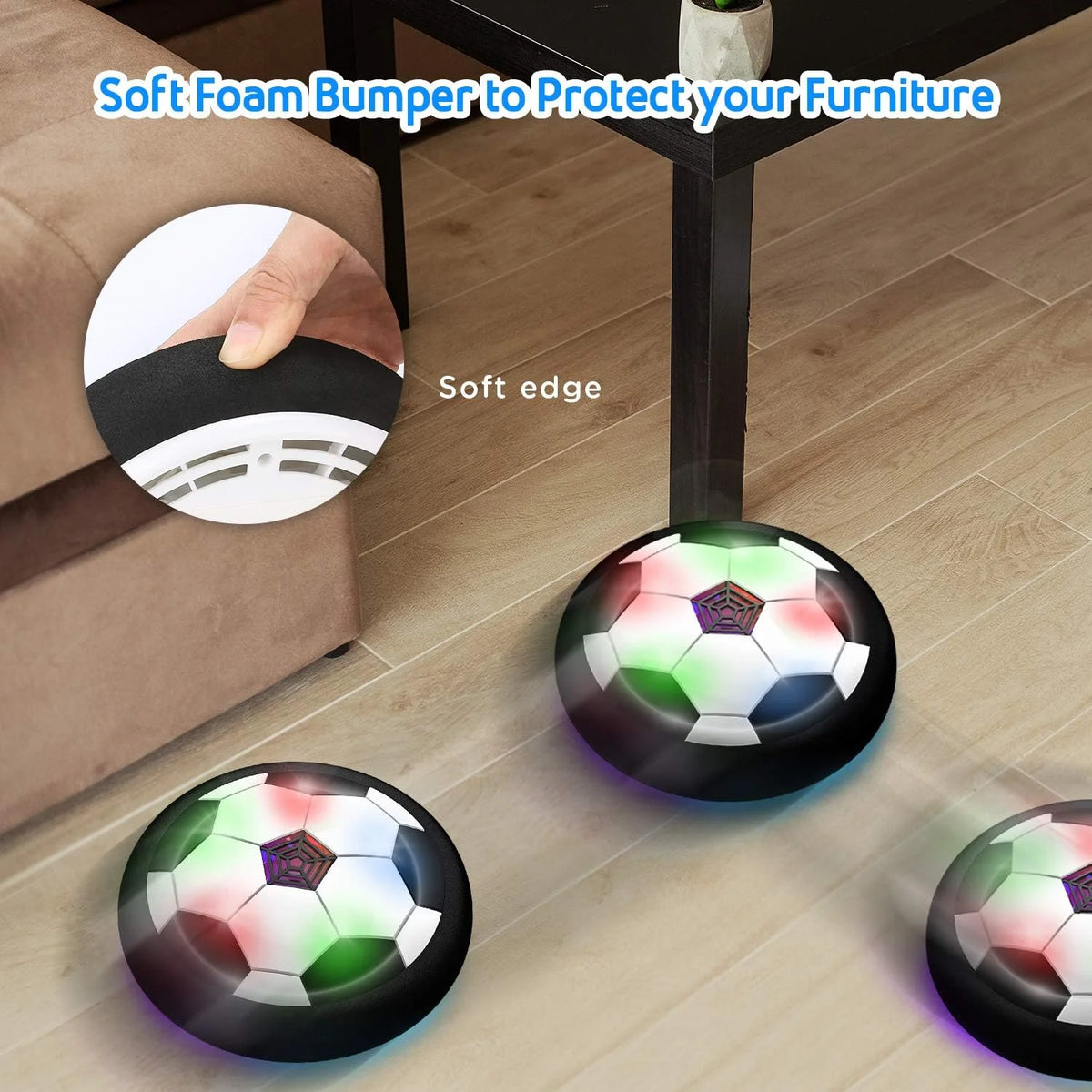White LED Hover Soccer Ball C731423