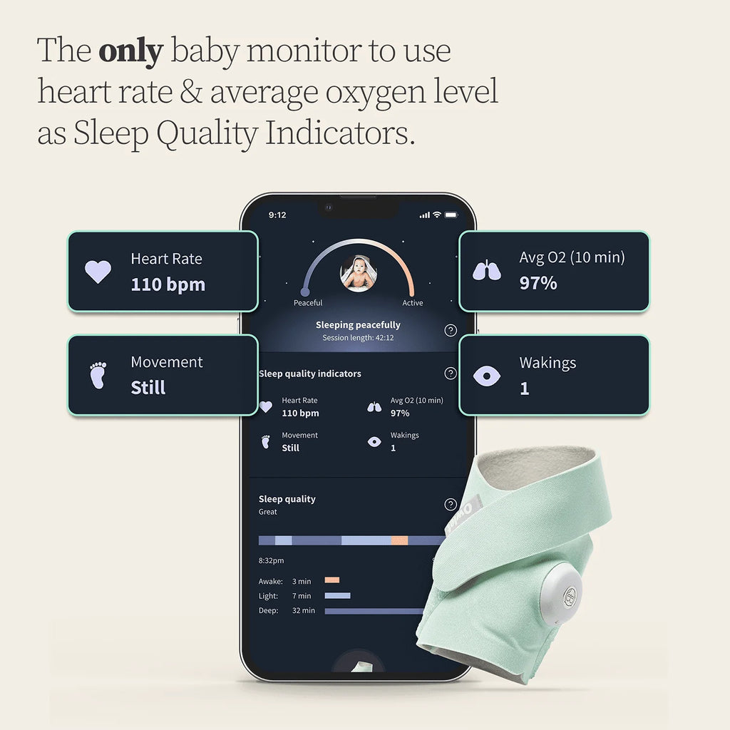 Smart Baby Monitor with Live Health Readings & Notifications F37606